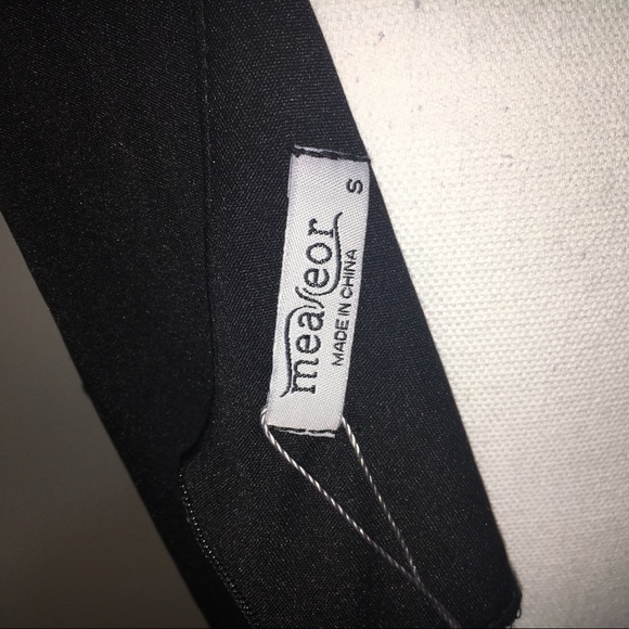 NWT Meaneor Black Sleeveless Dress - Picture 6 of 6